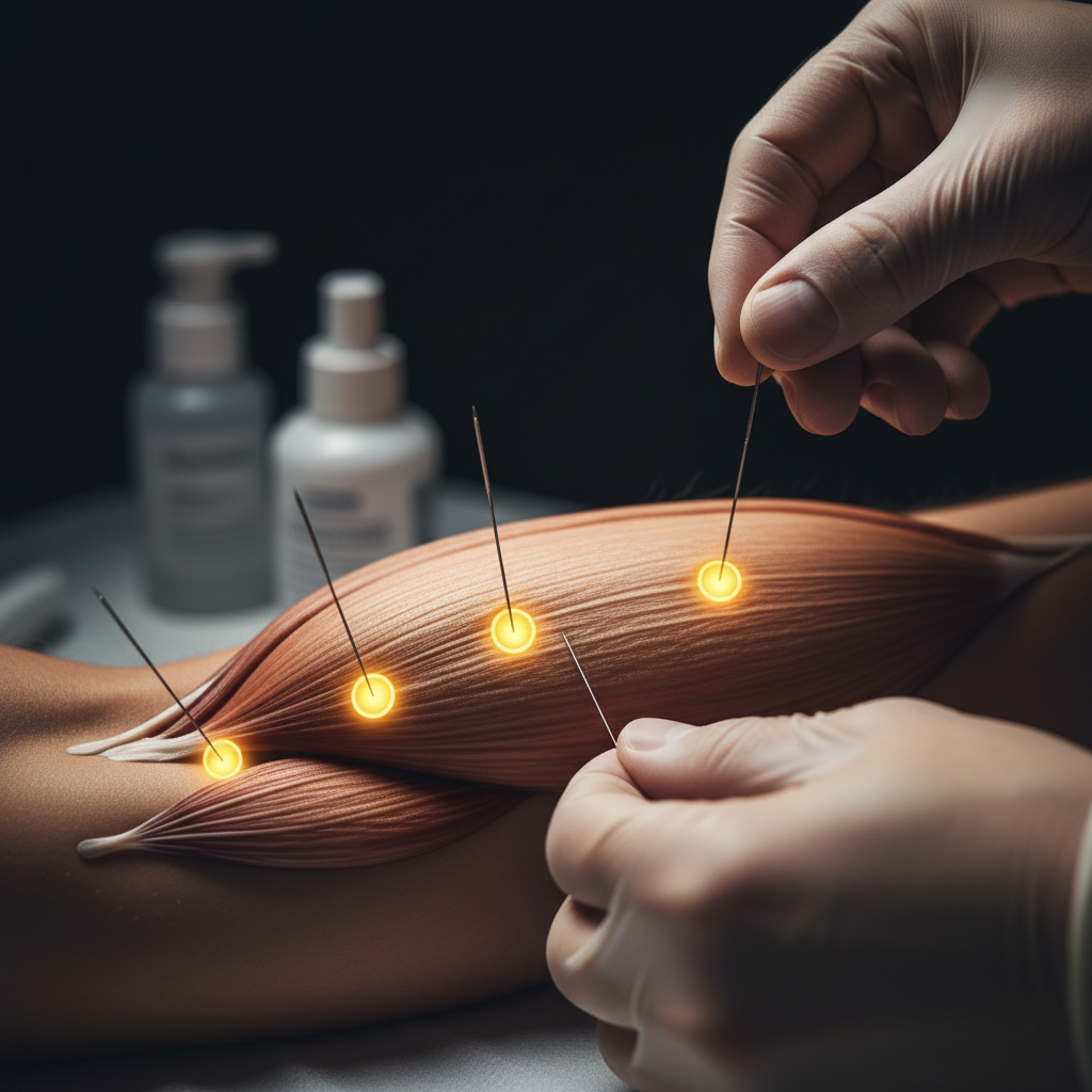 Dry needling treatment at Solas PT El Paso